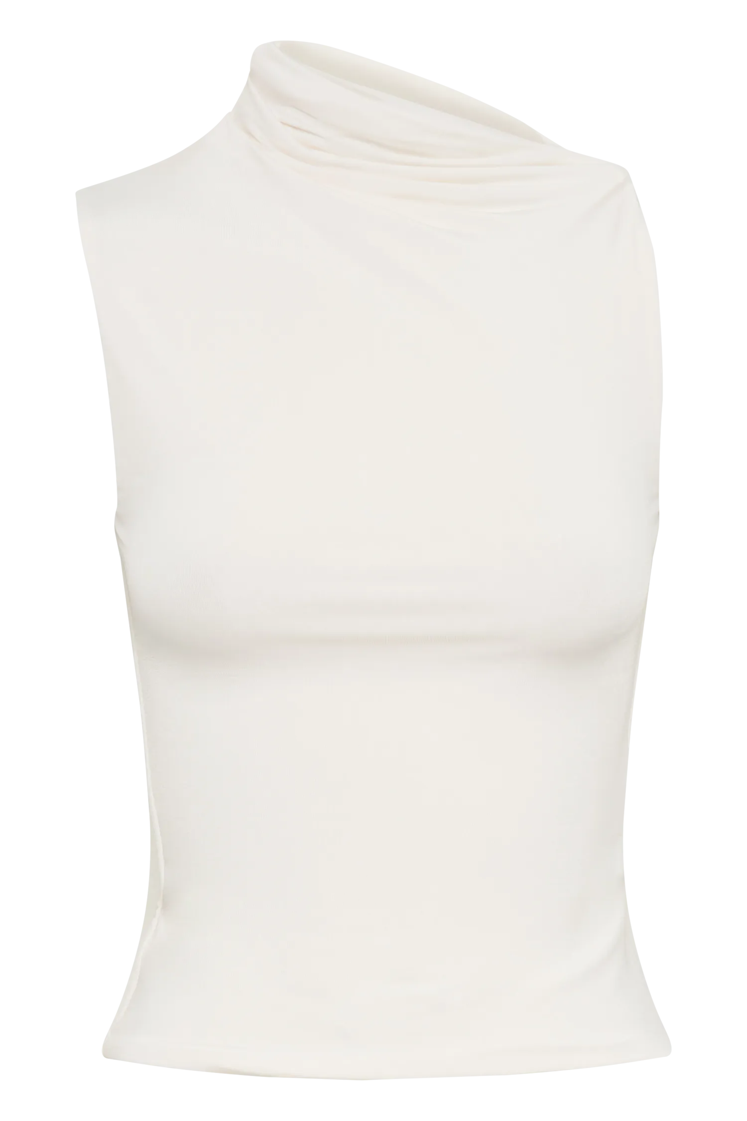 Hadleigh Sleeveless Slinky Top - Ivory