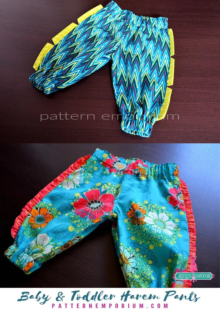 Harem Pants | Baby & Toddler Sewing Pattern