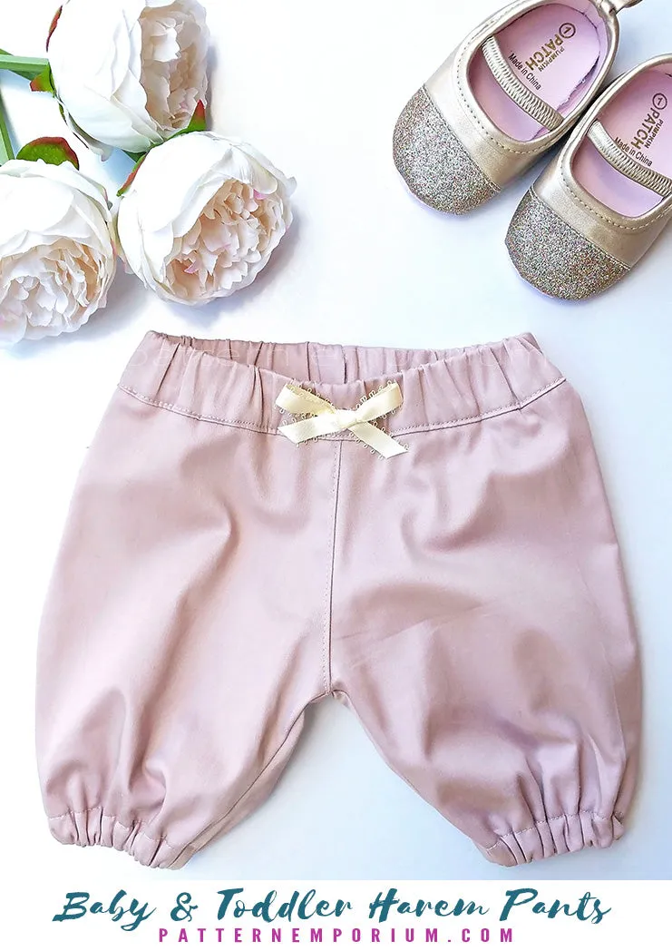 Harem Pants | Baby & Toddler Sewing Pattern