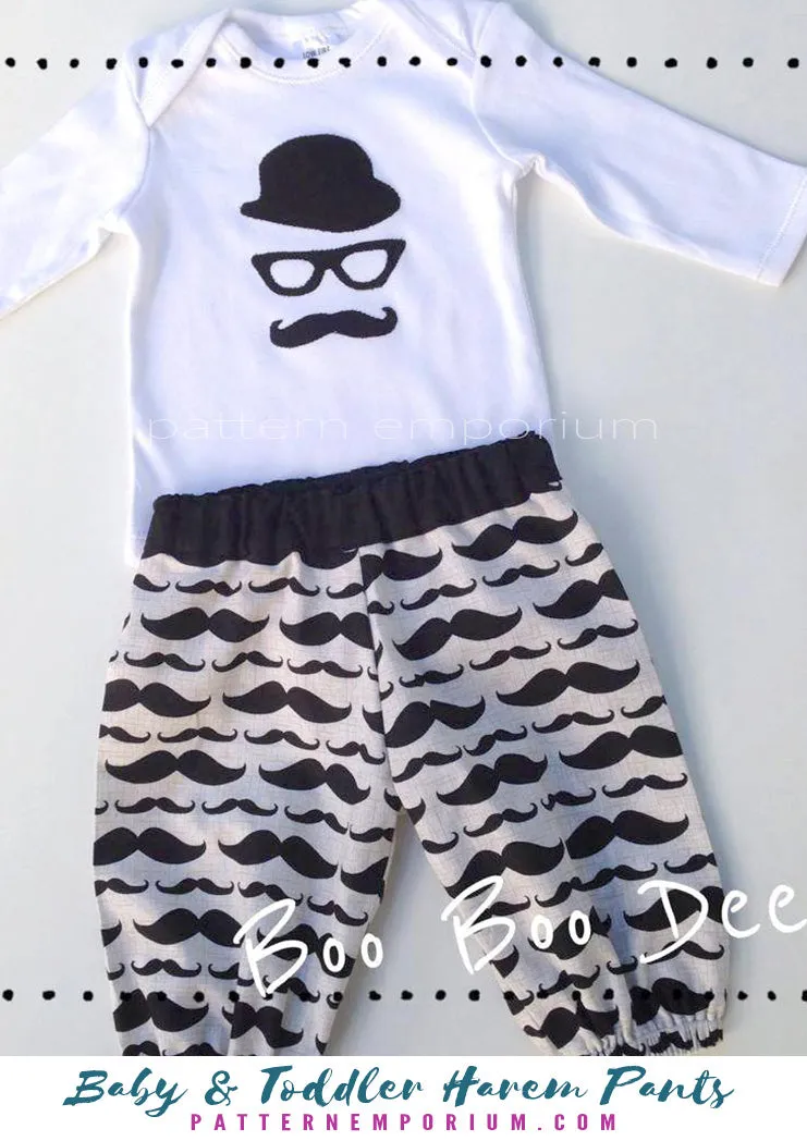 Harem Pants | Baby & Toddler Sewing Pattern