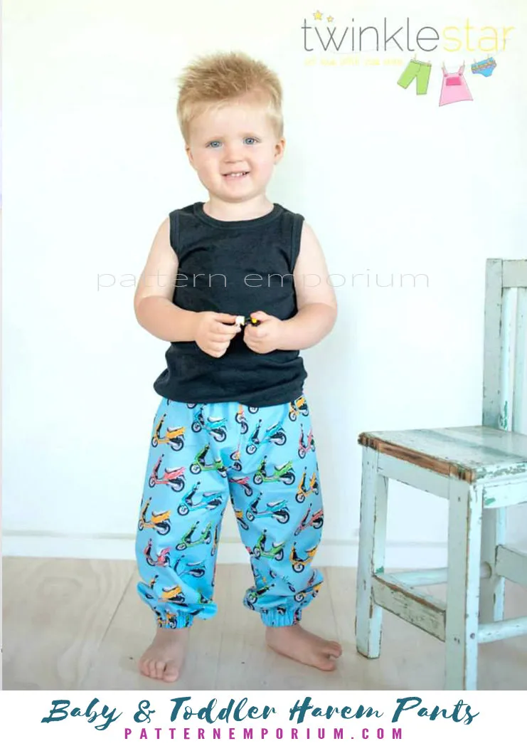 Harem Pants | Baby & Toddler Sewing Pattern