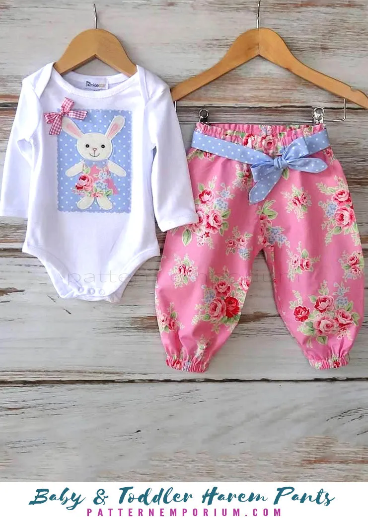 Harem Pants | Baby & Toddler Sewing Pattern