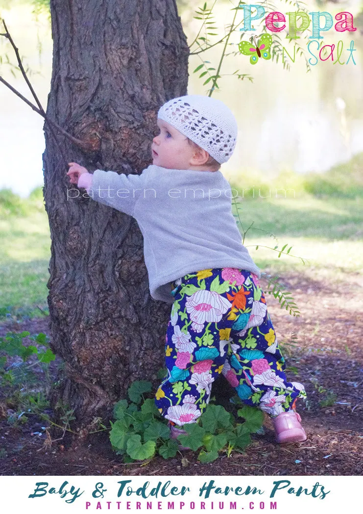 Harem Pants | Baby & Toddler Sewing Pattern