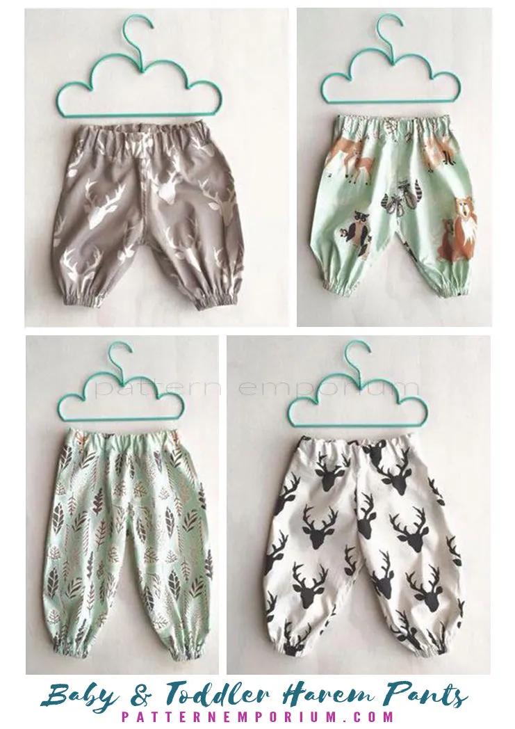 Harem Pants | Baby & Toddler Sewing Pattern