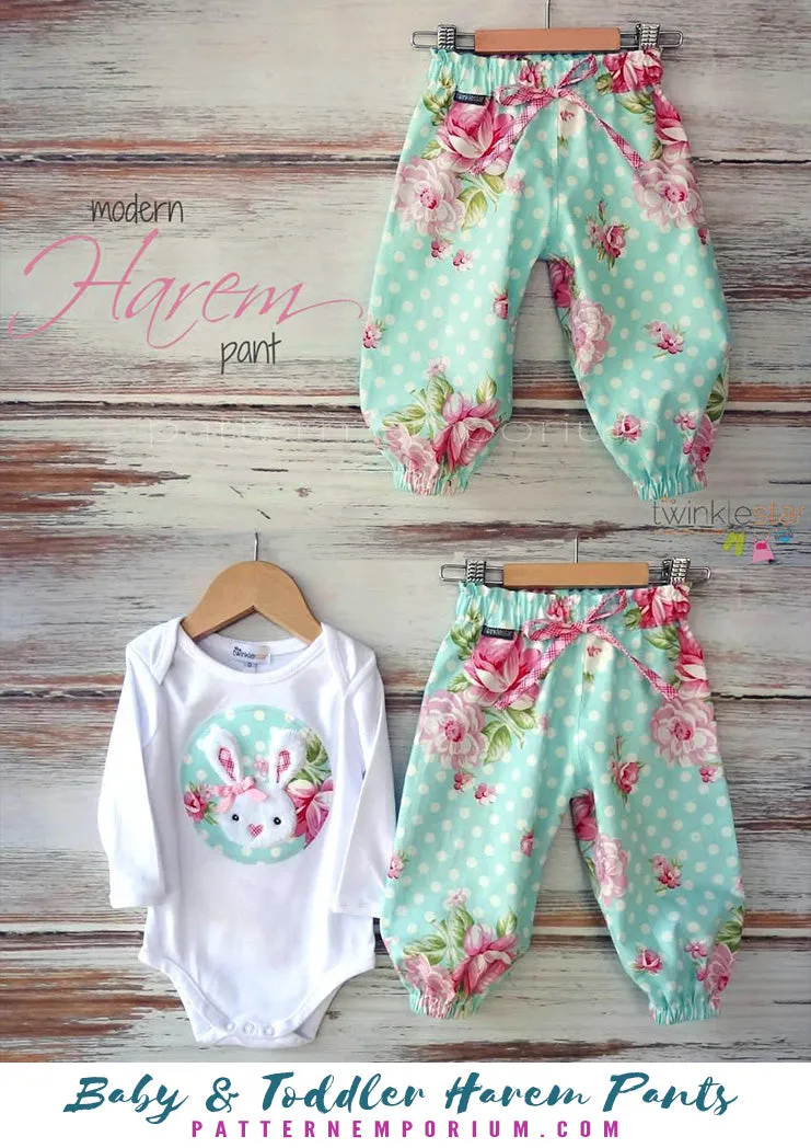 Harem Pants | Baby & Toddler Sewing Pattern