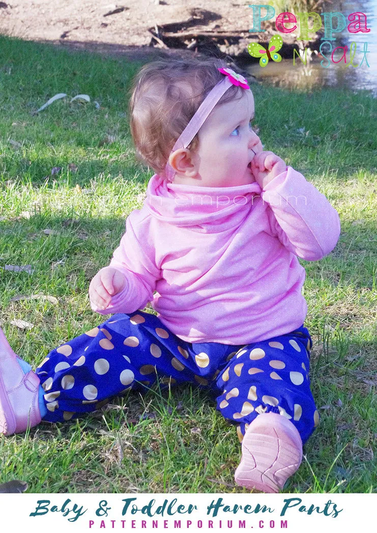 Harem Pants | Baby & Toddler Sewing Pattern