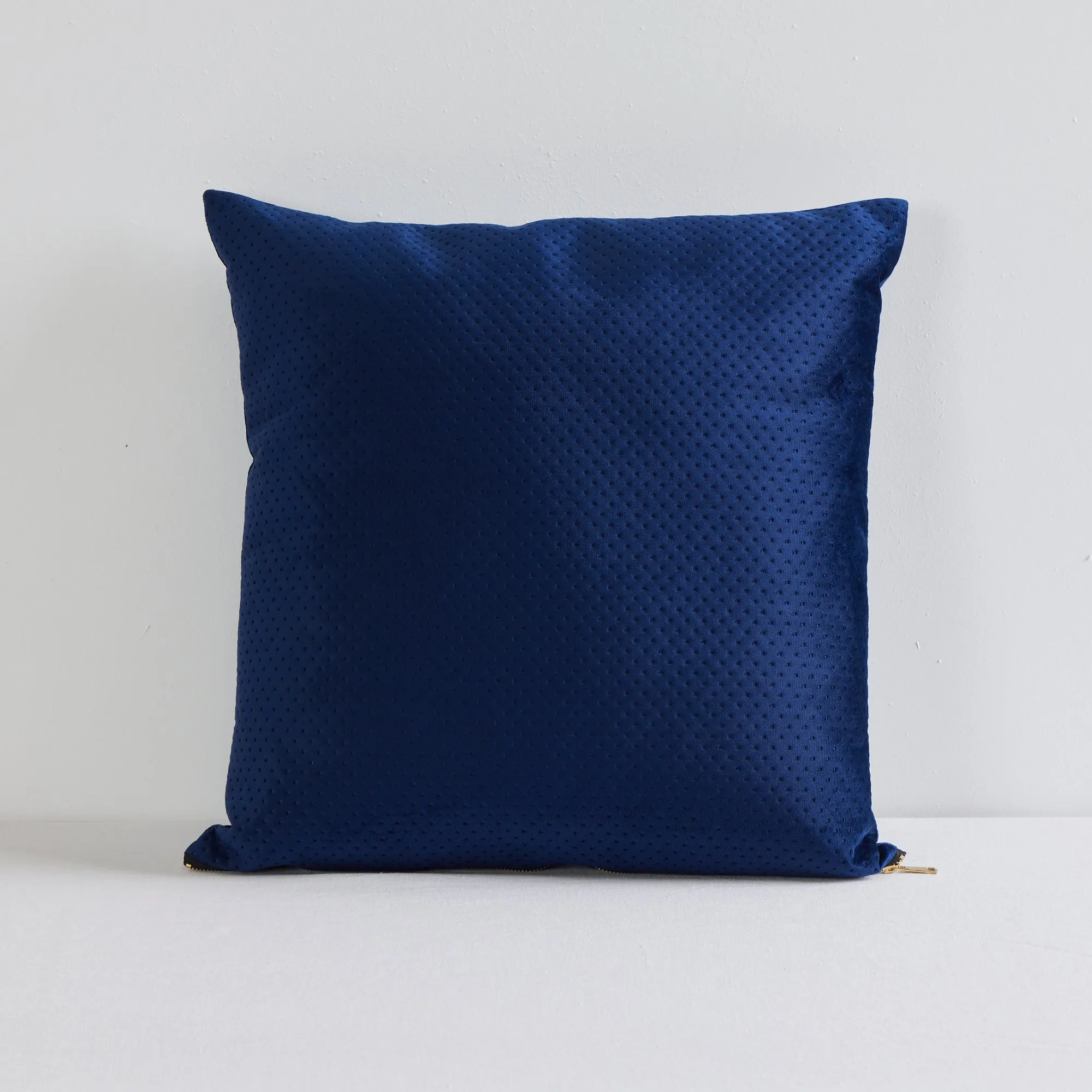 Hendry Velvet Cushion - Navy - 50x50cm