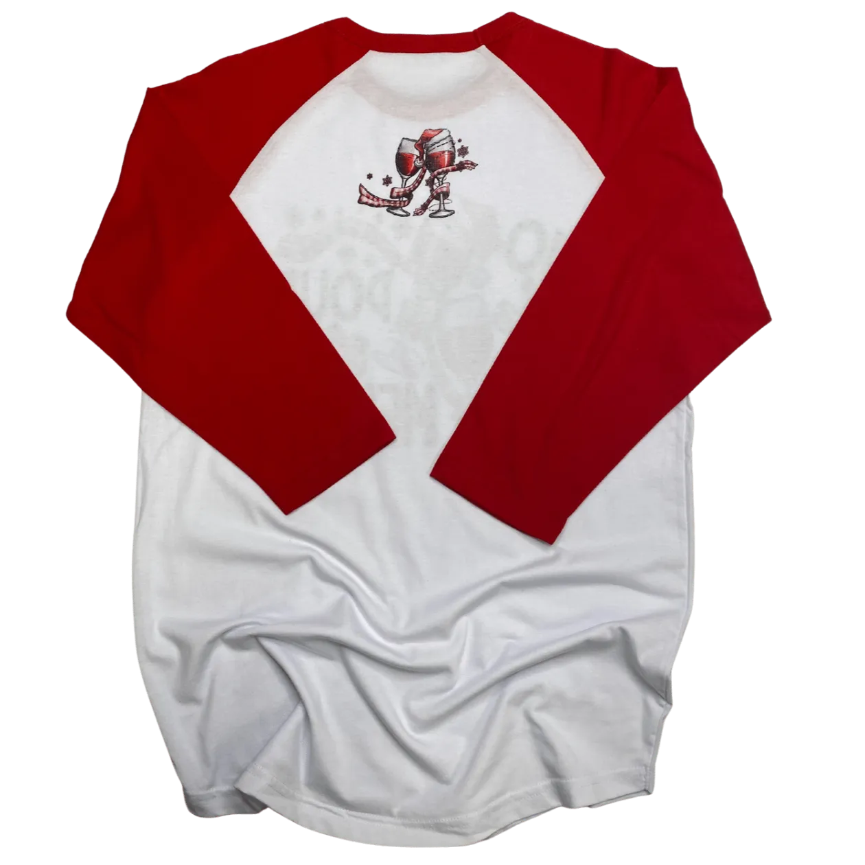 Ho Ho Pour the Merlot Merlot Raglan HV142