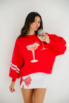 HOLIDAY CHEERS RED PULLOVER