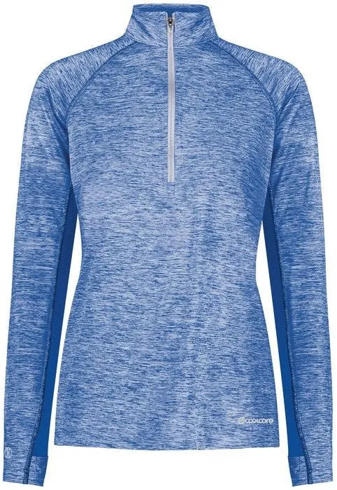 Holloway Ladies Electrify Coolcore 1/2 Zip Pullover