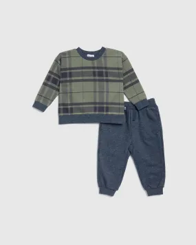 Infant Boy Flannel Fun Pullover Set