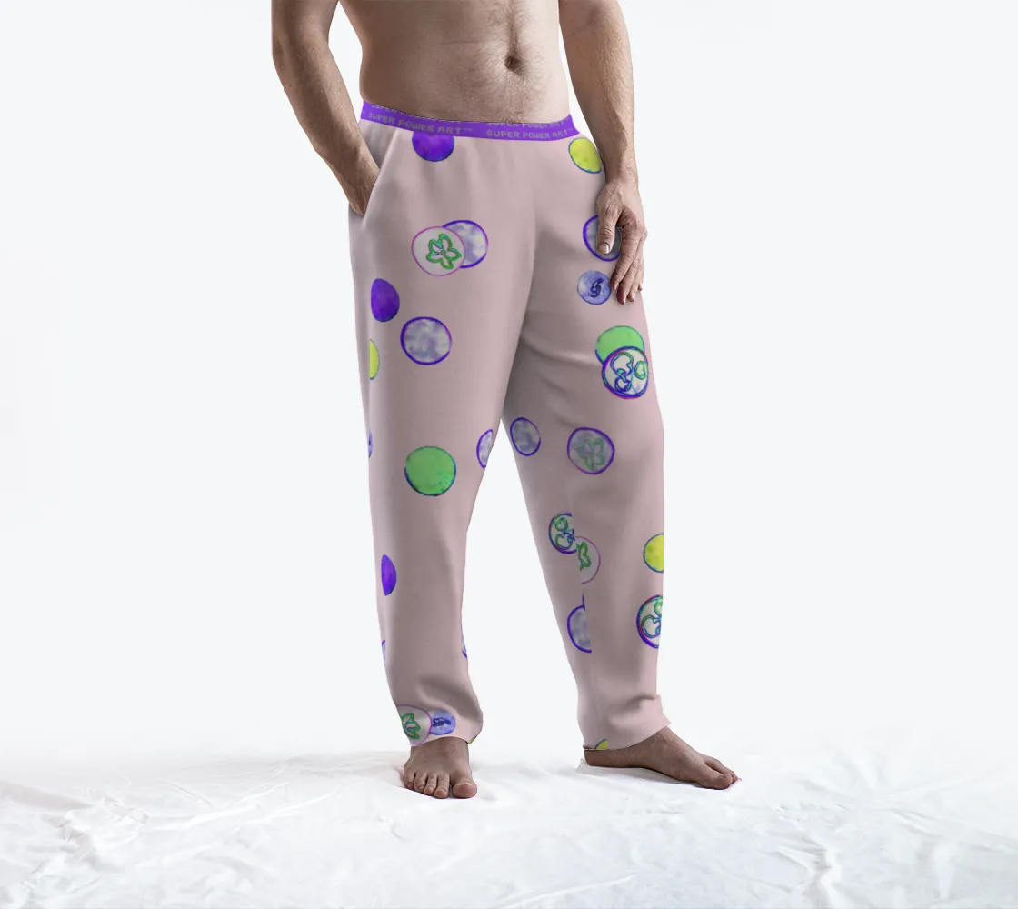 Insook Hwang's Art_Lounge Pants__Energyballs_Pink#1_purpleband