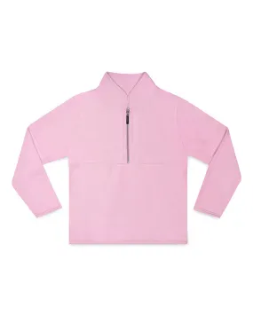 iscream 1/2 Zip Pullover Fleece Sweatshirt - Girls - Pink