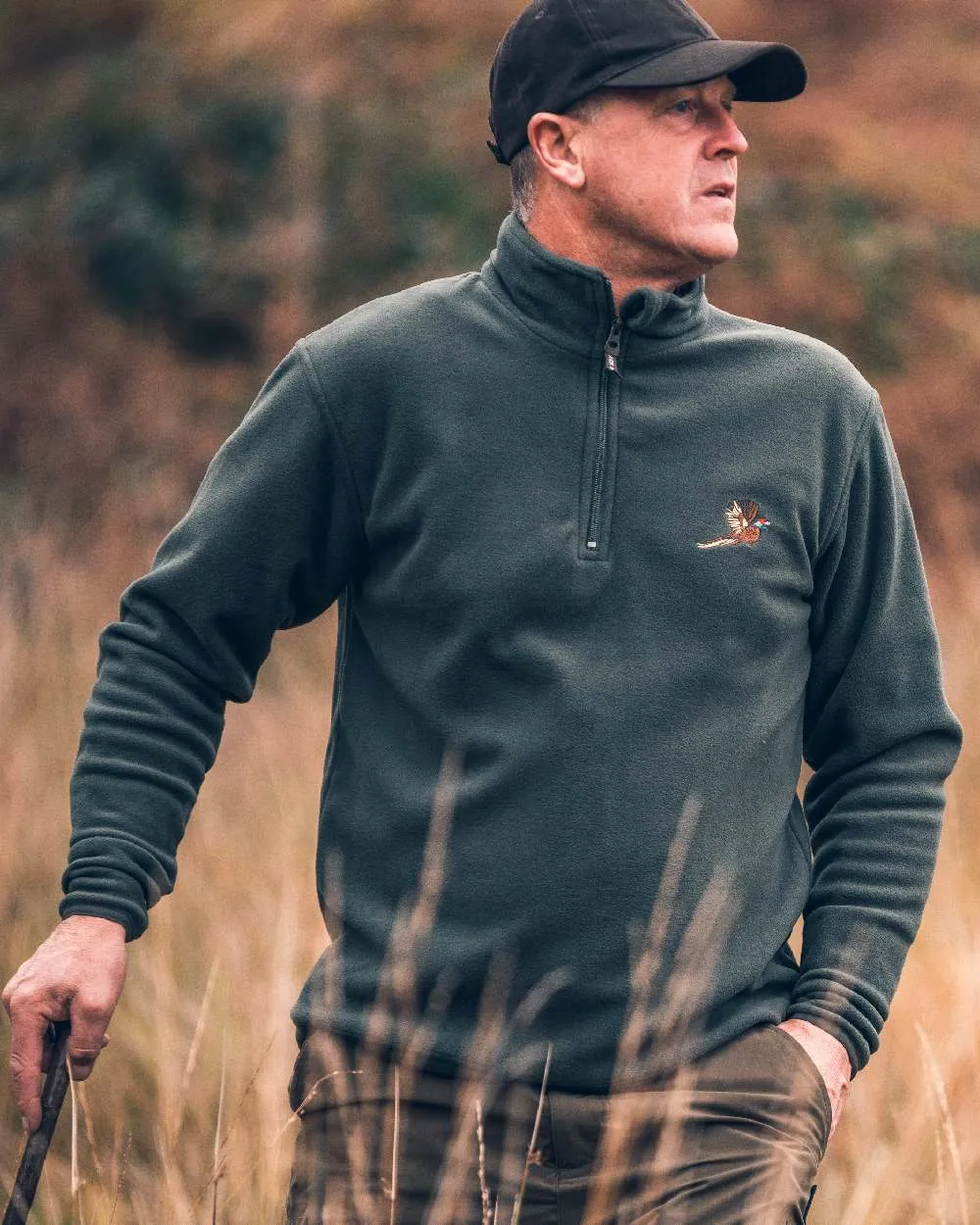 Jack Pyke Pheasant Motif Fleece Pullover