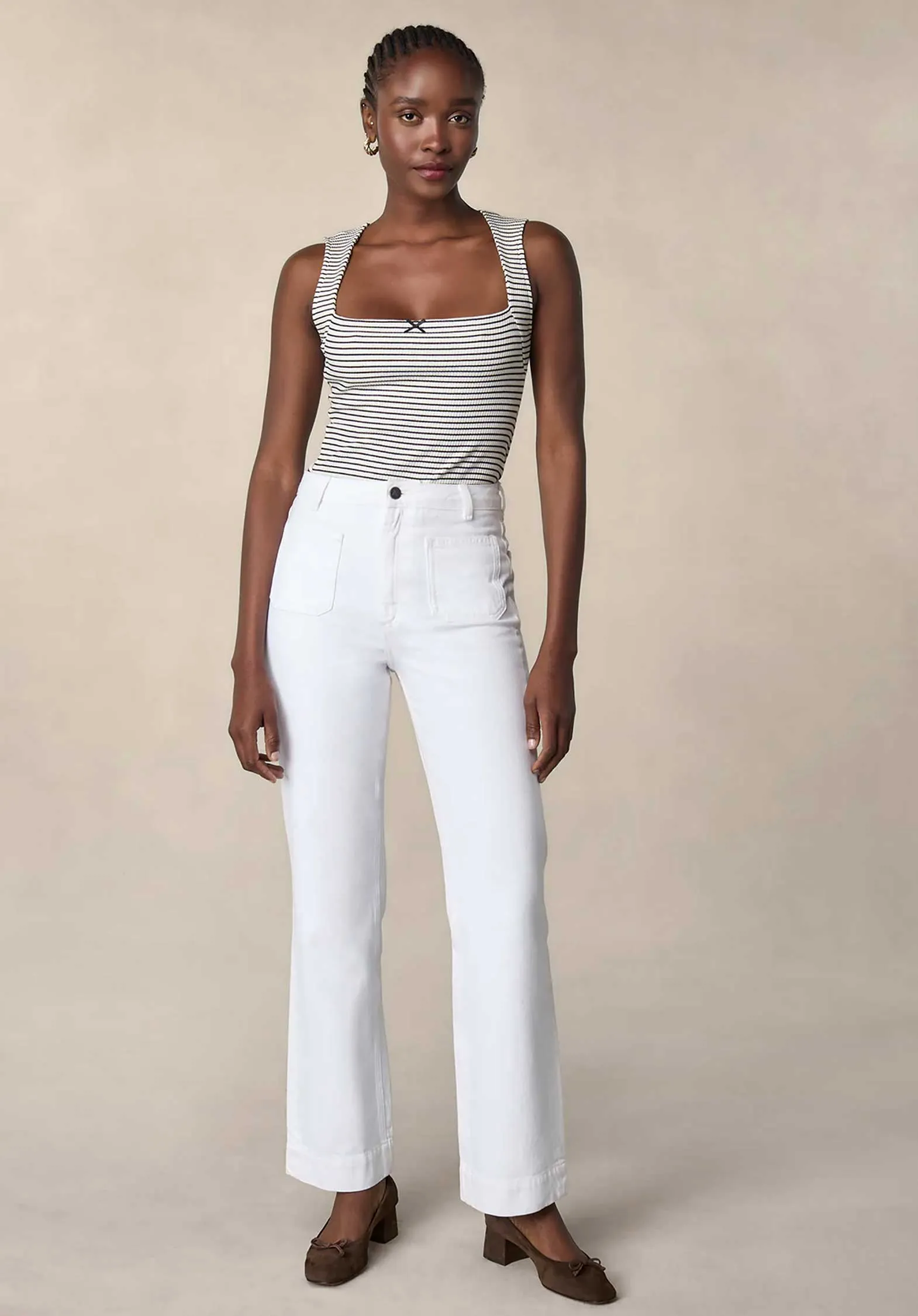 Jeans Belleville Jeans Blanc