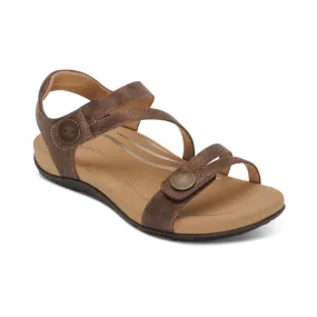 Jess Adjustable Strap Sandal - Bronze