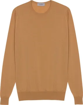 JOHN SMEDLEY 100% Merino Pullover NUTMEG