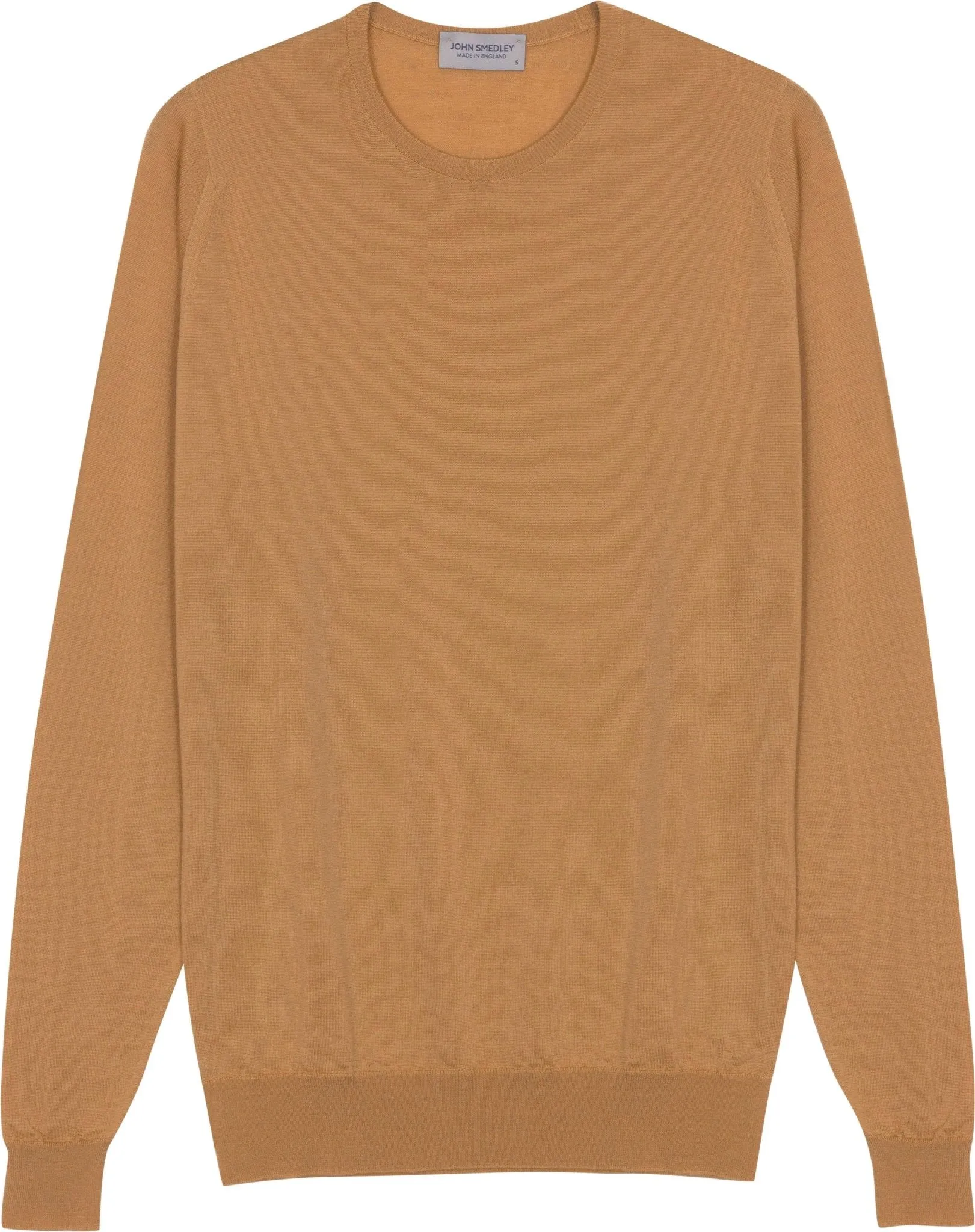 JOHN SMEDLEY 100% Merino Pullover NUTMEG