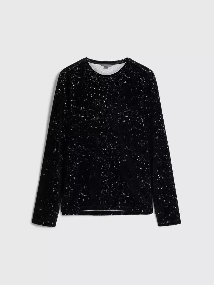 John Varvatos Saudades Crewneck Sweater - Black