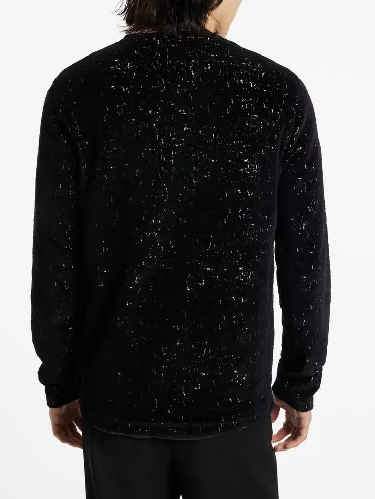 John Varvatos Saudades Crewneck Sweater - Black