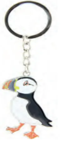 Keyring Playful Puffin