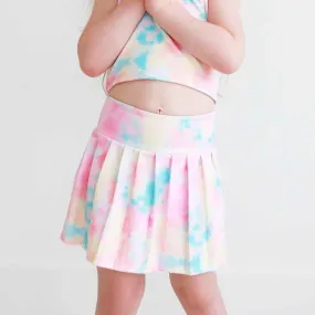 Kids CloudActive™ Athletic Pleated Skirt | Candy Clouds