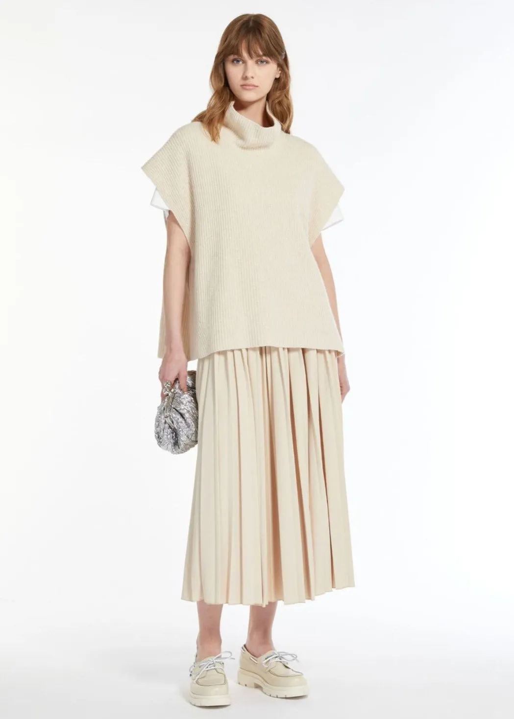 KIKU PLEATED SKIRT