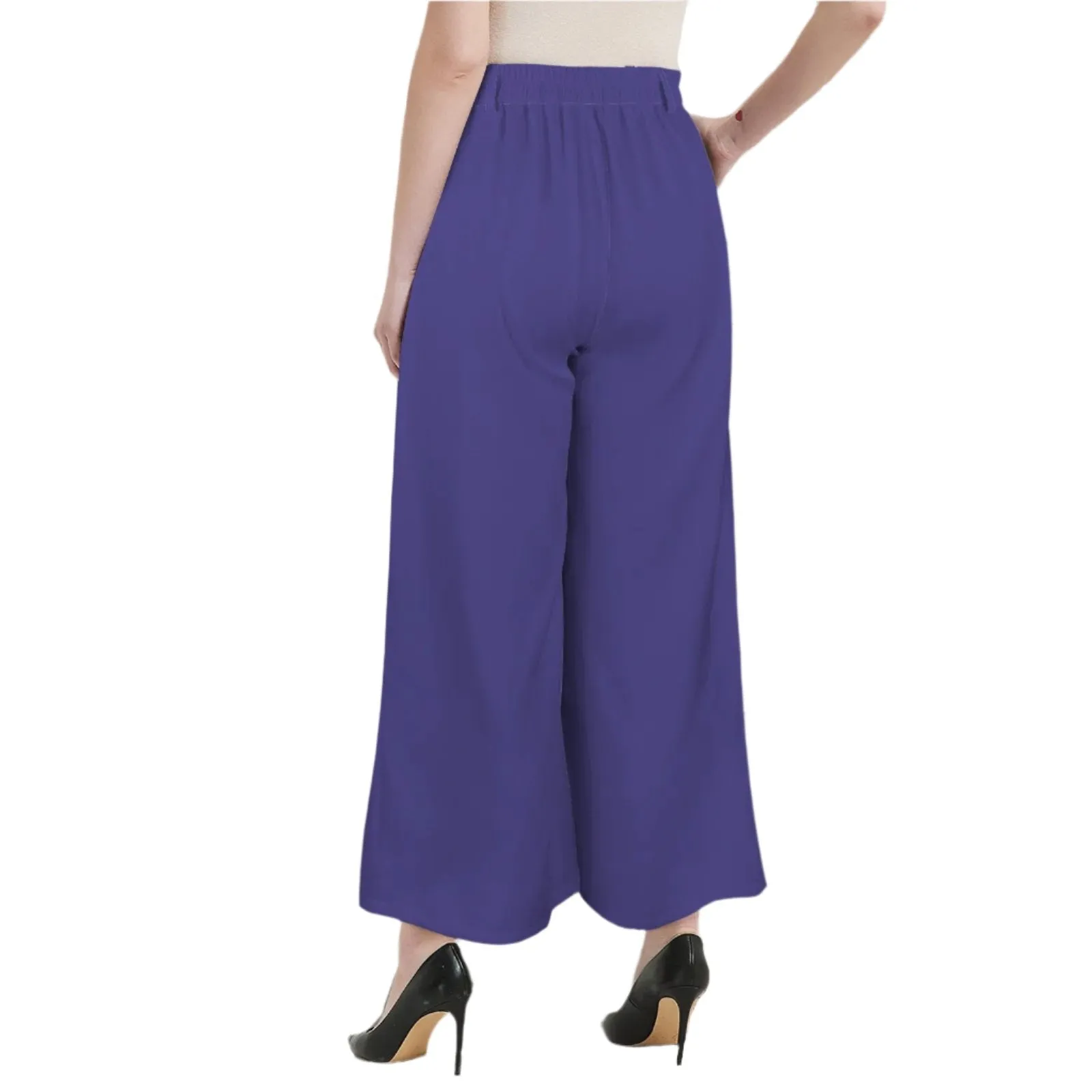 Kume Violet High Rise Wide Leg Pants