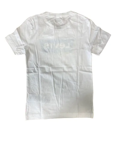 Levi's T-shirt manica corta Landscape Batwing Fill 8EH317-W1T white