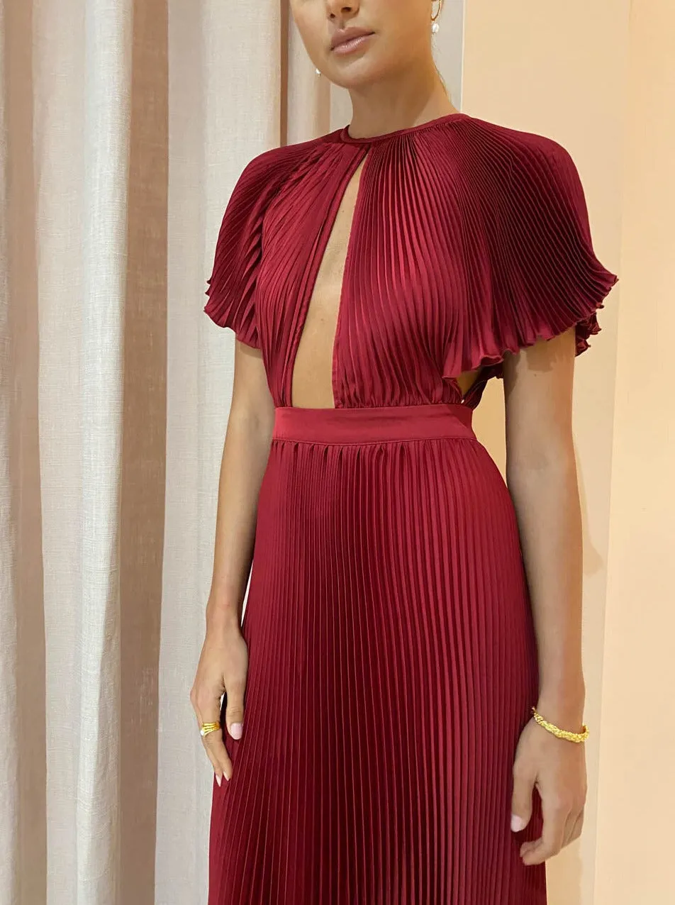 Lidee Theatre Gown in Ruby