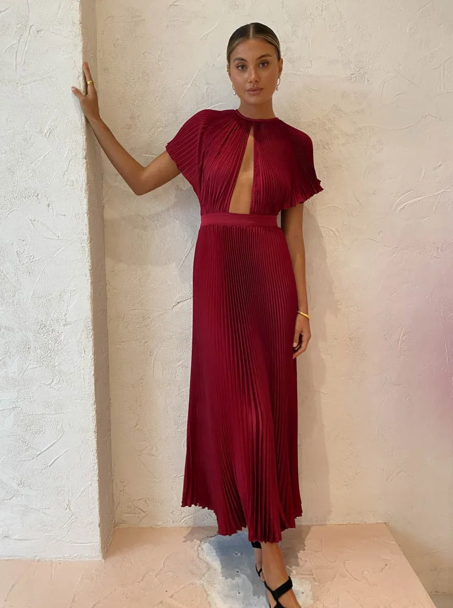 Lidee Theatre Gown in Ruby