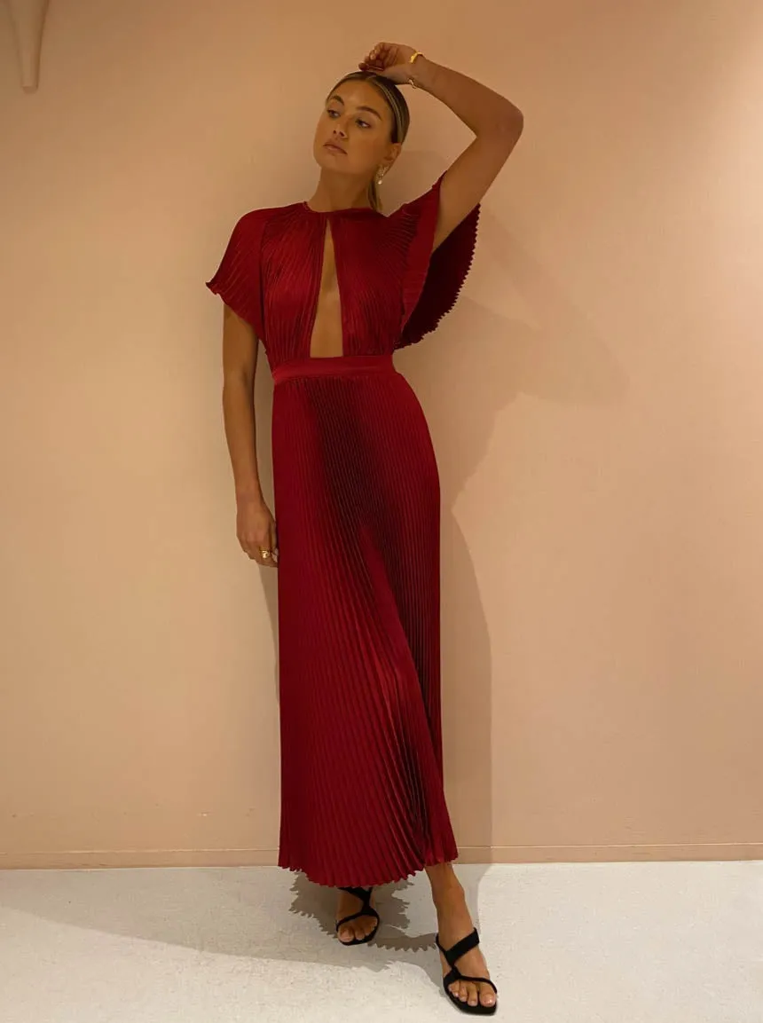 Lidee Theatre Gown in Ruby