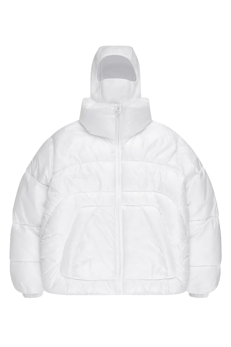 LIGHT NINJA PUFFER JACKET WHITE