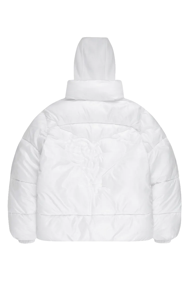 LIGHT NINJA PUFFER JACKET WHITE