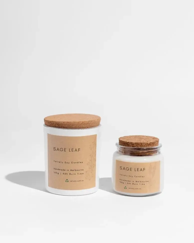 Limited edition vegan soy candles