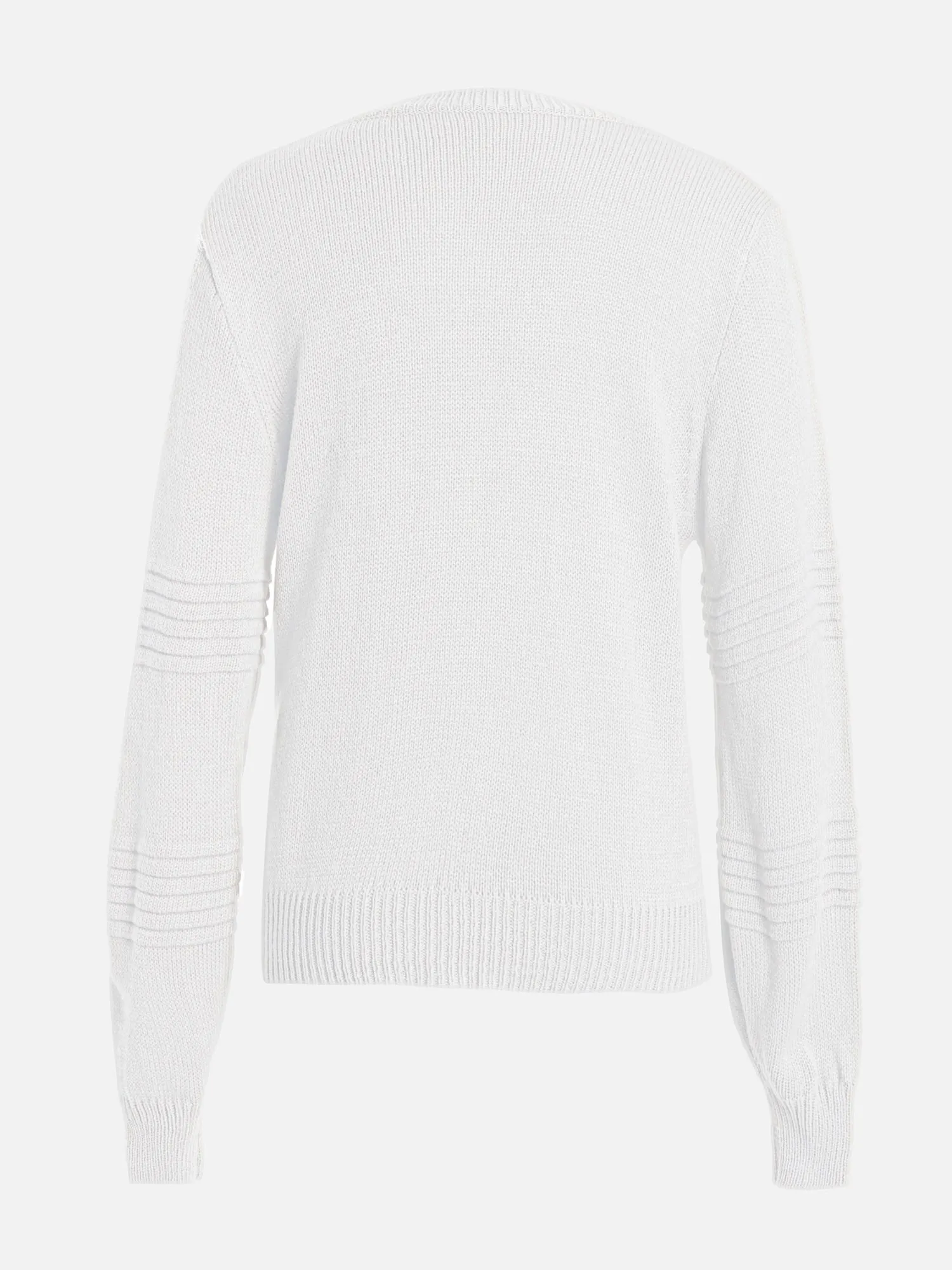 Long-Sleeved Knitted Pullover