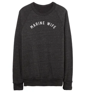 MARINE WIFE Pullover Sweatshirt