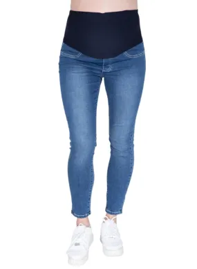 Maternity Over the Bump High Waist Slim Denim Jeans