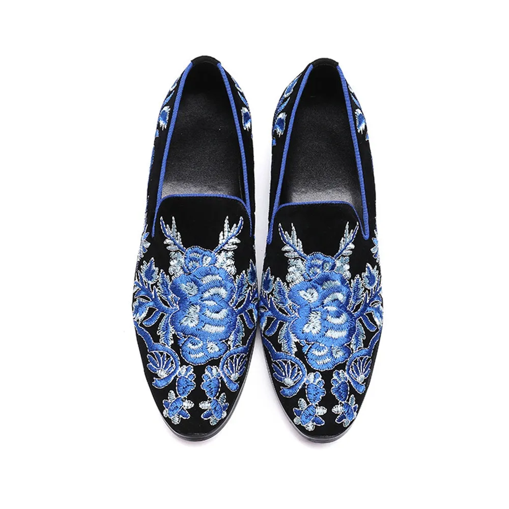 Men Printed Slip on Low Heel Loafer