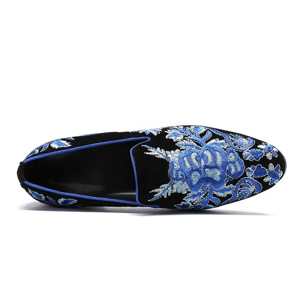 Men Printed Slip on Low Heel Loafer