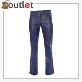 Men's Real Leather Bikers Pants