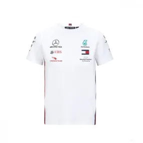 Mercedes Kids T-shirt, Team, White, 2020