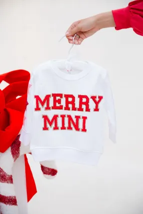 MINI KIDS MERRY MINI WHITE PULLOVER