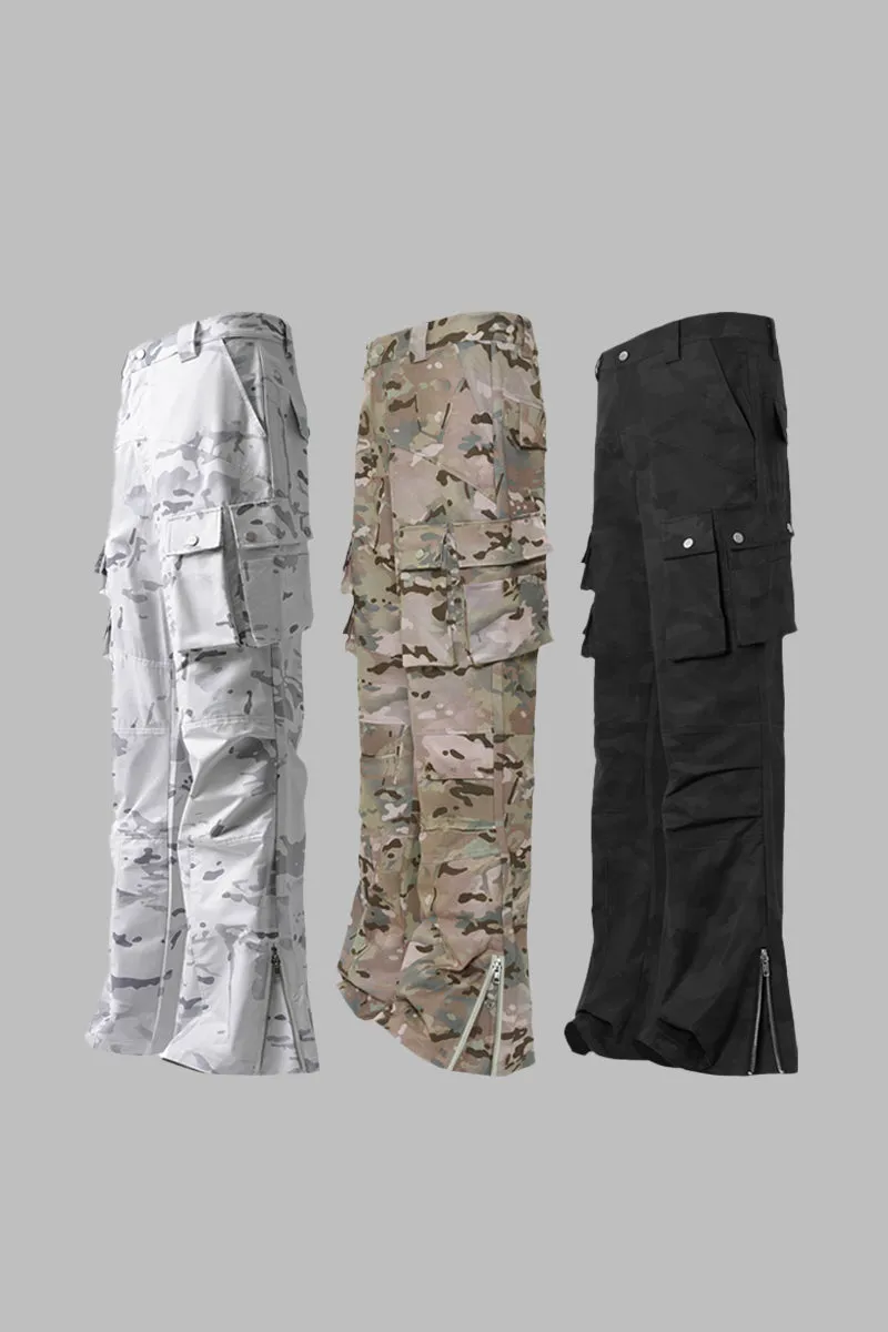 Multi-pocket Camouflage Pants