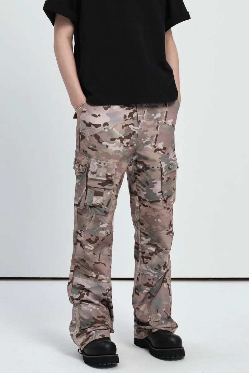 Multi-pocket Camouflage Pants