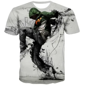 Music T shirts Men Instrument Tshirts Casual Retro Tshirts Novelty Electronic Shirt Print