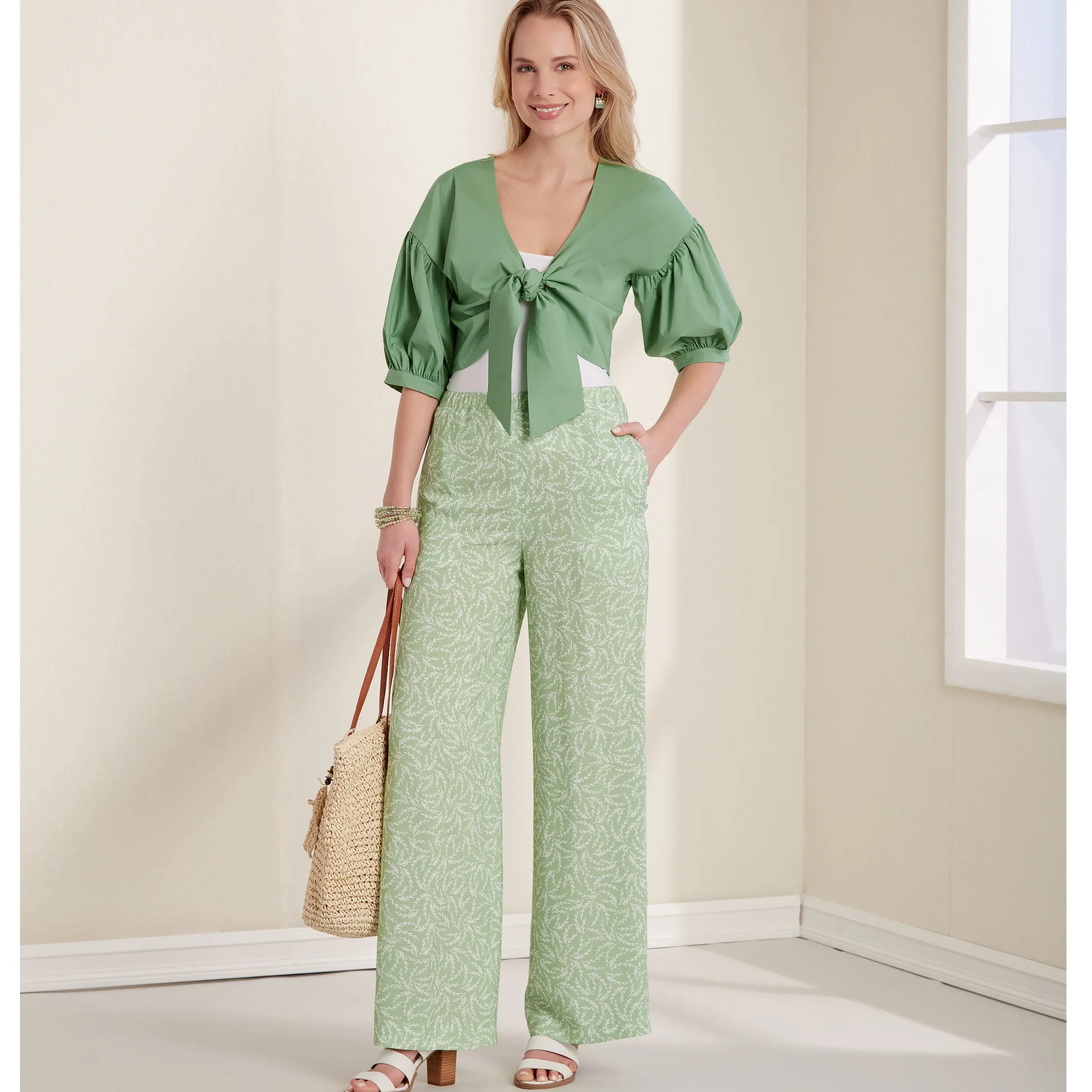 New Look Sewing Pattern 6677 Misses' Cropped Jacket and Trousers