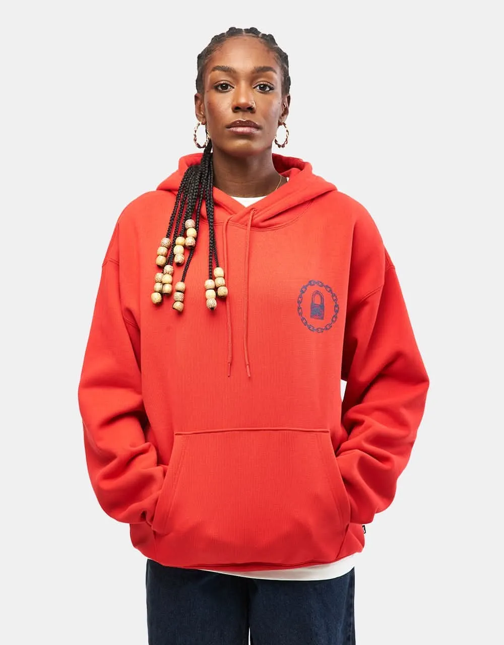 Nike SB On Lock Pullover Hoodie - University Red