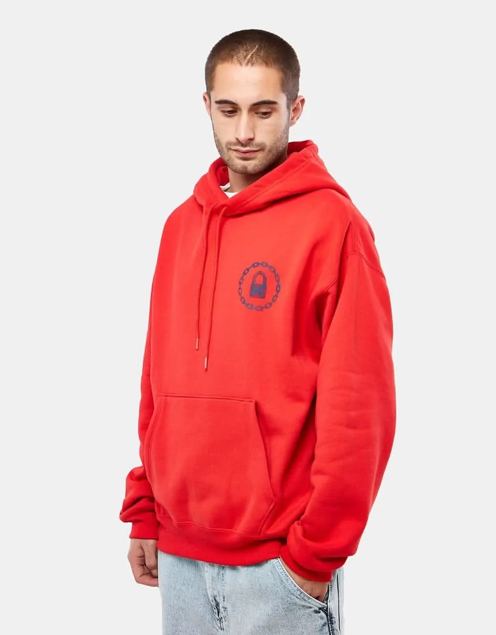 Nike SB On Lock Pullover Hoodie - University Red