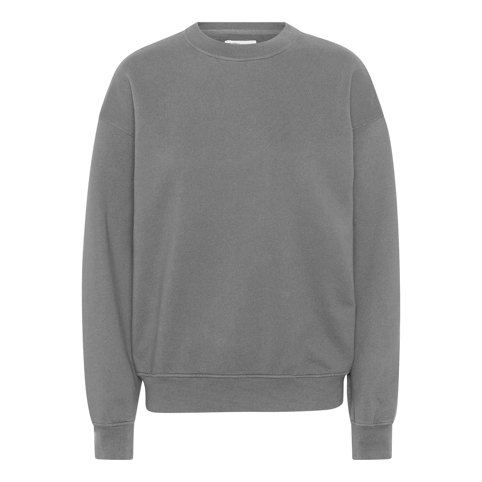 Organic Oversized Crew - storm grey